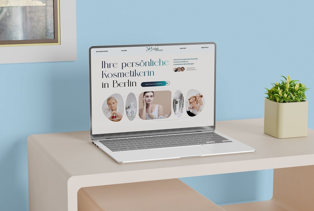 website project for beauty studio
